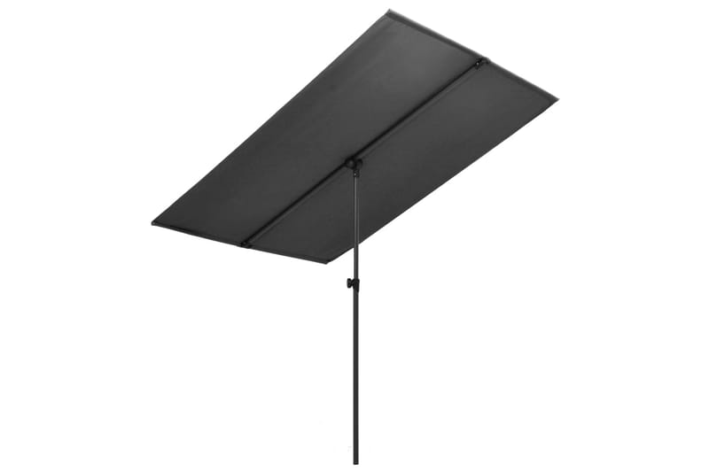 Parasol med Aluminiumstang 2x1,5 M Antracitgrå - Grå - Havemøbler - Solafskærmning - Parasoller