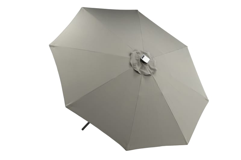 Sabal Parasol 270 cm med LED - Grå - Havemøbler - Solafskærmning - Parasoller