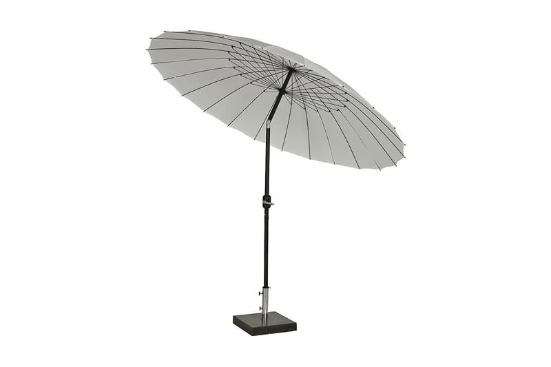 Shanghai Parasol 270 cm - Grå - Havemøbler - Solafskærmning - Parasoller