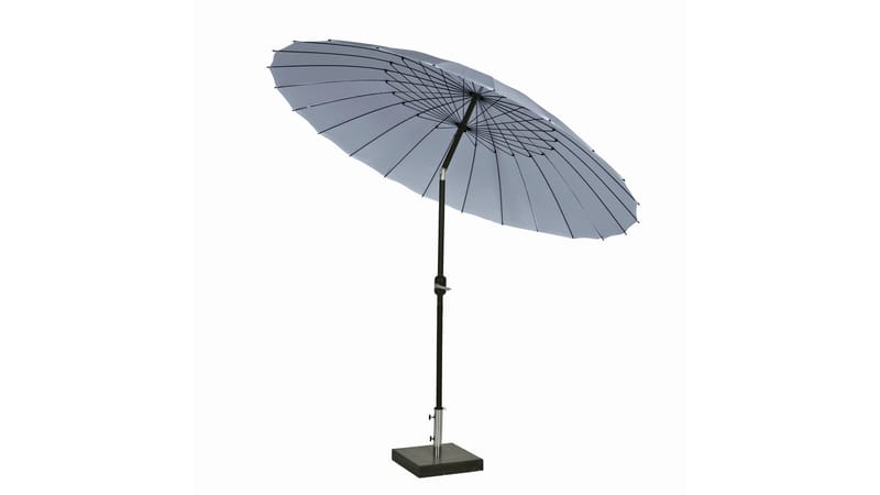 Shanghai Parasol 270 cm - Grå - Havemøbler - Solafskærmning - Parasoller