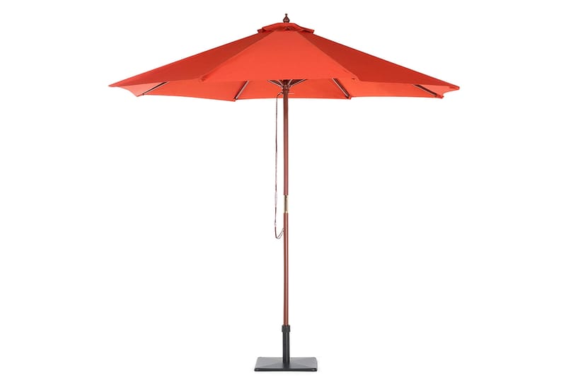 Tuscany Parasol 254 cm - Rød - Havemøbler - Solafskærmning - Parasoller