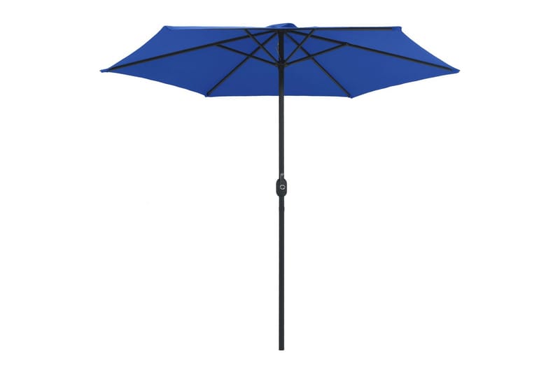 Udendørs Parasol Med Aluminiumsstang 270x246 cm Azurblå - Blå - Havemøbler - Solafskærmning - Parasoller