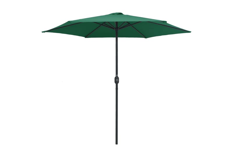 Udendørs Parasol Med Aluminiumsstang 270x246 cm Grøn - Grøn - Havemøbler - Solafskærmning - Parasoller