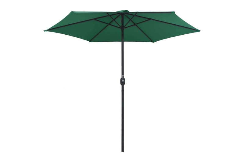 Udendørs Parasol Med Aluminiumsstang 270x246 cm Grøn - Grøn - Havemøbler - Solafskærmning - Parasoller