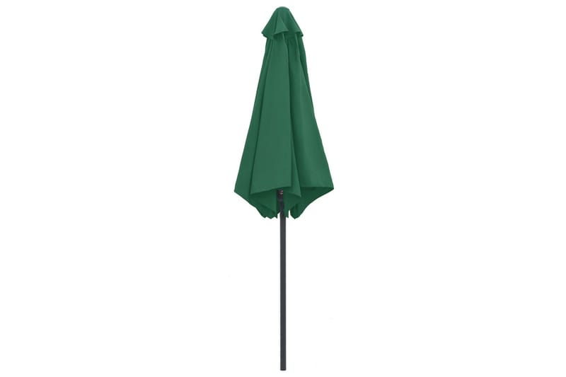 Udendørs Parasol Med Aluminiumsstang 270x246 cm Grøn - Grøn - Havemøbler - Solafskærmning - Parasoller