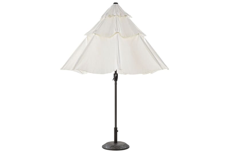 Roblin Parasol 285x285 cm - Beige/Sort - Havemøbler - Solafskærmning - Parasoller