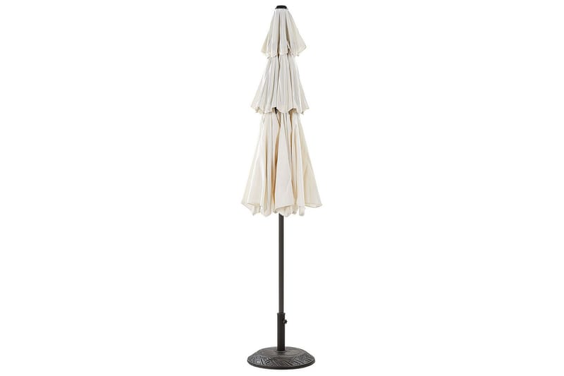 Roblin Parasol 285x285 cm - Beige/Sort - Havemøbler - Solafskærmning - Parasoller