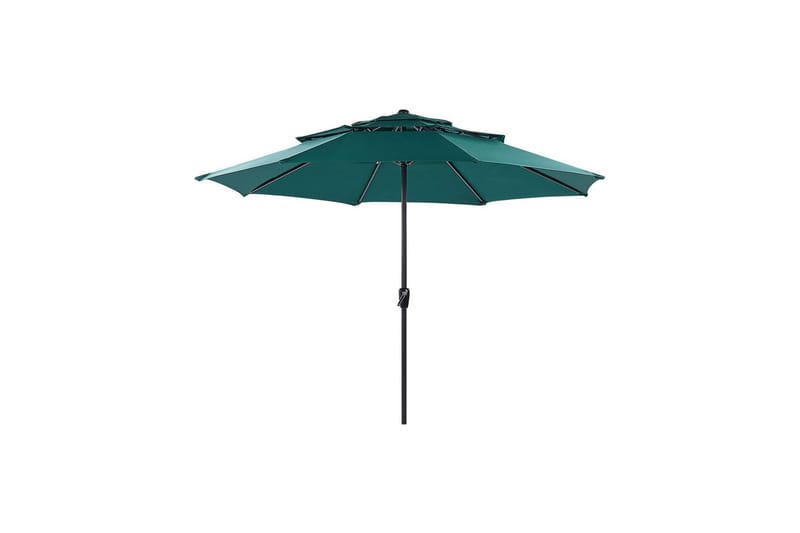 Roblin Parasol 285x285 cm - Grøn/Sort - Havemøbler - Solafskærmning - Parasoller