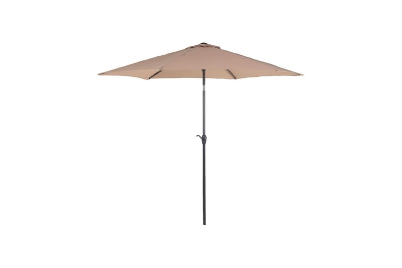 Sanarica Parasol 270x270 cm Rund - Beige/Grå - Havemøbler - Solafskærmning - Parasoller