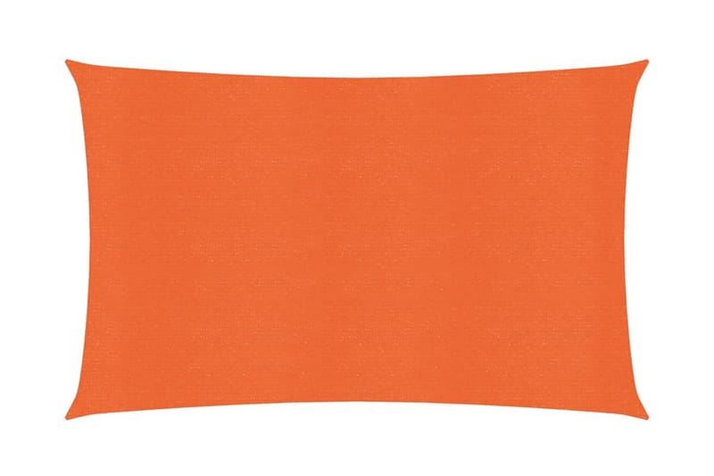 solsejl 160 g/m² 3,5x5 m HDPE orange - Orange - Havemøbler - Solafskærmning - Solsejl