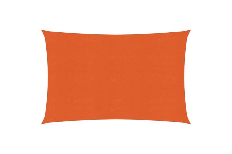 solsejl 2,5x3,5 m 160 g/m² HDPE orange - Orange - Havemøbler - Solafskærmning - Solsejl