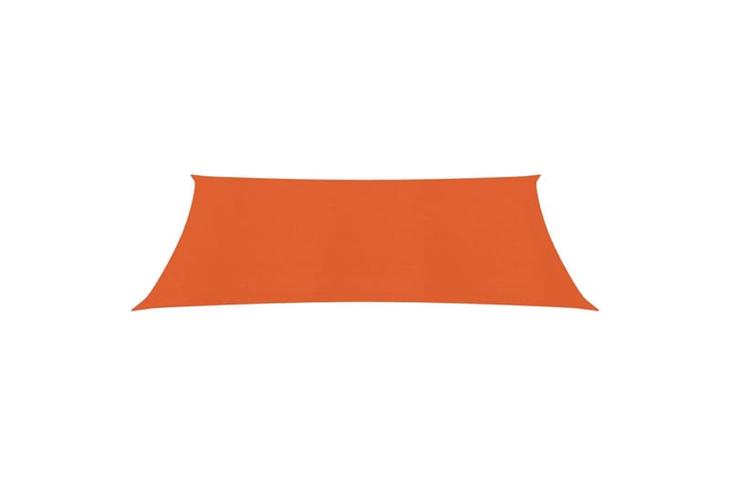 solsejl 2,5x3,5 m 160 g/m² HDPE orange - Orange - Havemøbler - Solafskærmning - Solsejl