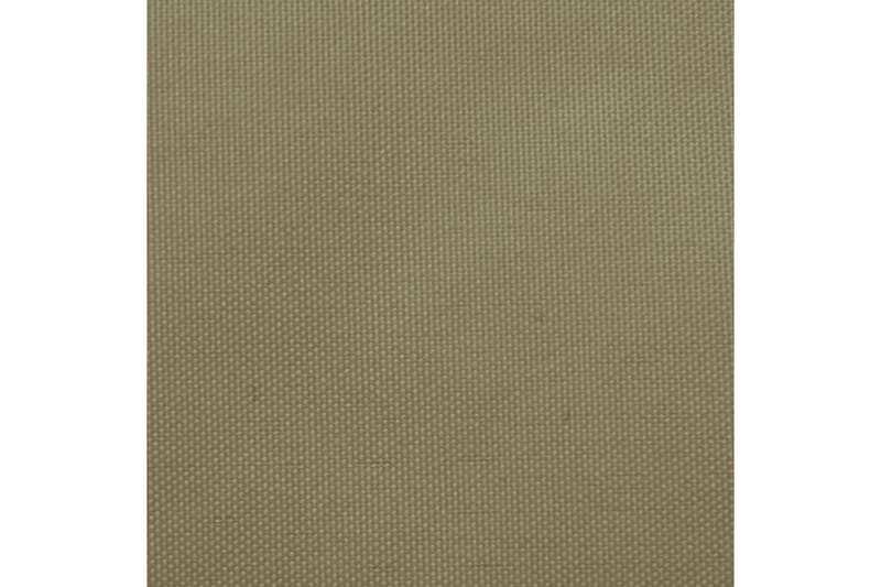 solsejl 2,5x3,5 m rektangulær oxfordstof beige - Beige - Havemøbler - Solafskærmning - Solsejl