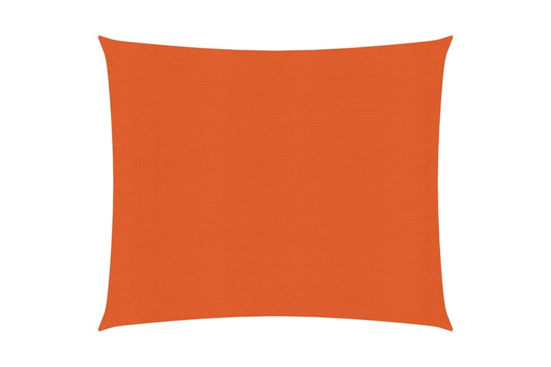 Solsejl 2,5x3 m 160 g/m² Hdpe Orange - Orange - Havemøbler - Solafskærmning - Solsejl