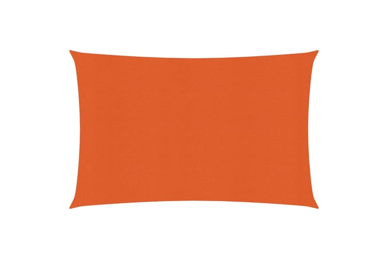 solsejl 2x3,5 m 160 g/m² HDPE orange - Orange - Solsejl