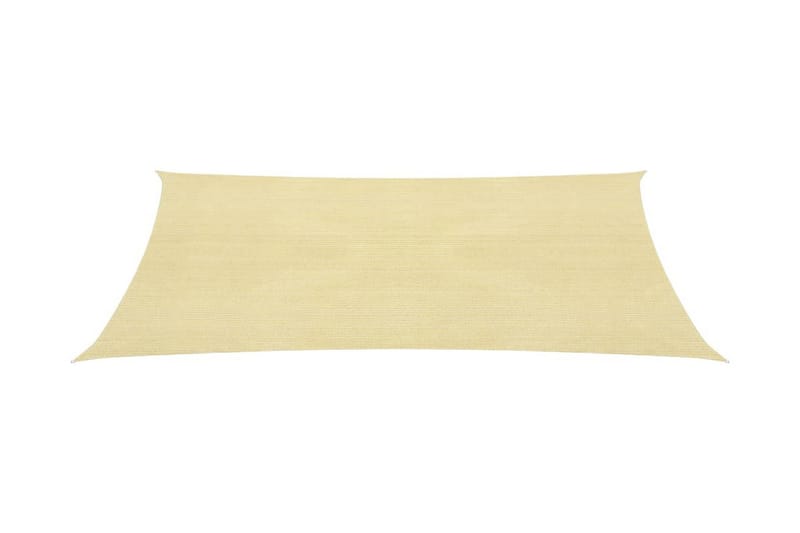 solsejl 160 g/m² 3,5x4,5 m HDPE beige - Beige - Havemøbler - Solafskærmning - Solsejl