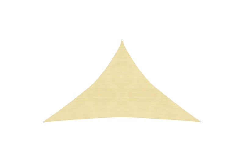 solsejl 160 g/m² 3x3x4,2 m HDPE beige - Beige - Havemøbler - Solafskærmning - Solsejl