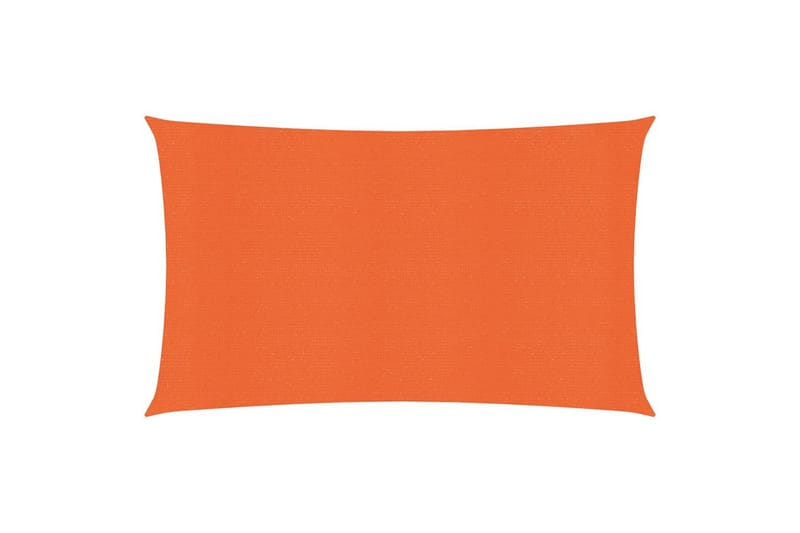 solsejl 2,5x5 m 160 g/m² HDPE orange - Orange - Havemøbler - Solafskærmning - Solsejl