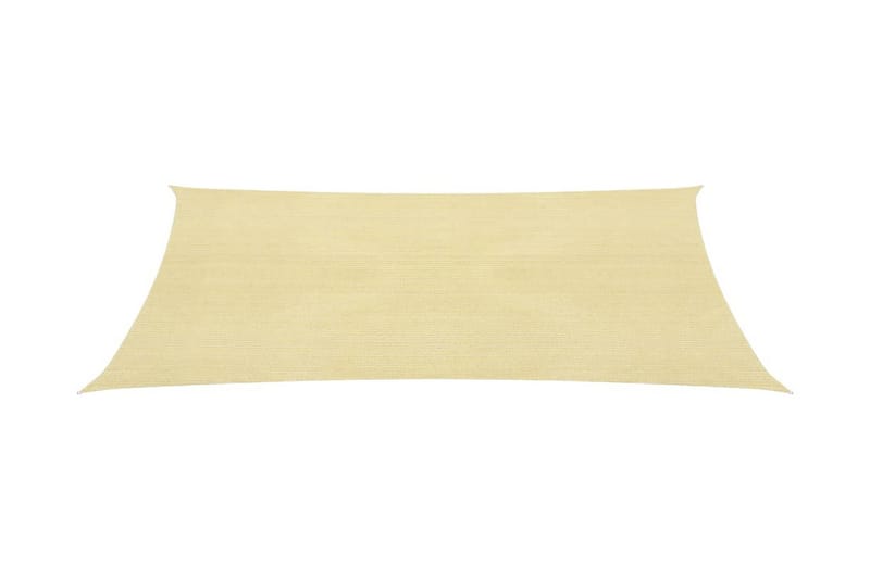 Solsejl 2x3 m 160 g/m² hdpe beige - Beige - Havemøbler - Solafskærmning - Solsejl