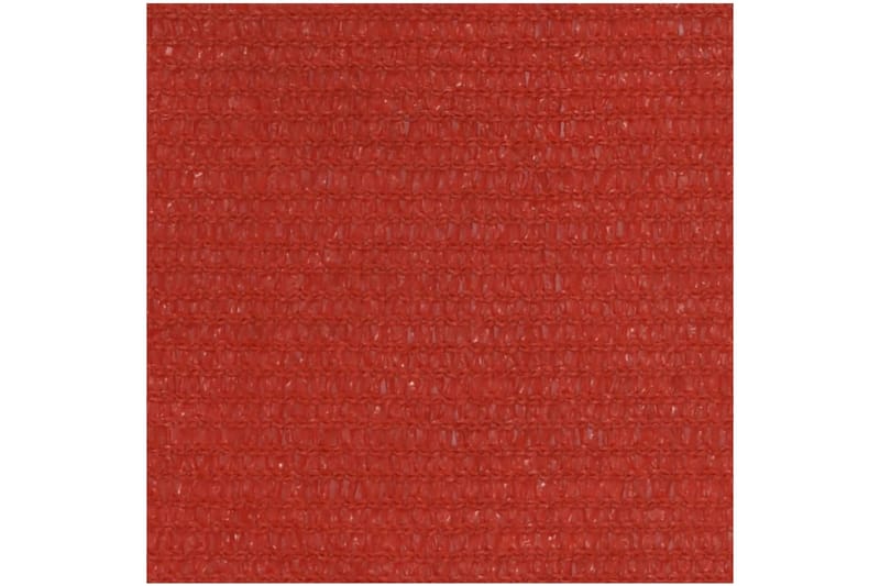 solsejl 2x4,5 m 160 g/m² HDPE rød - Rød - Solsejl