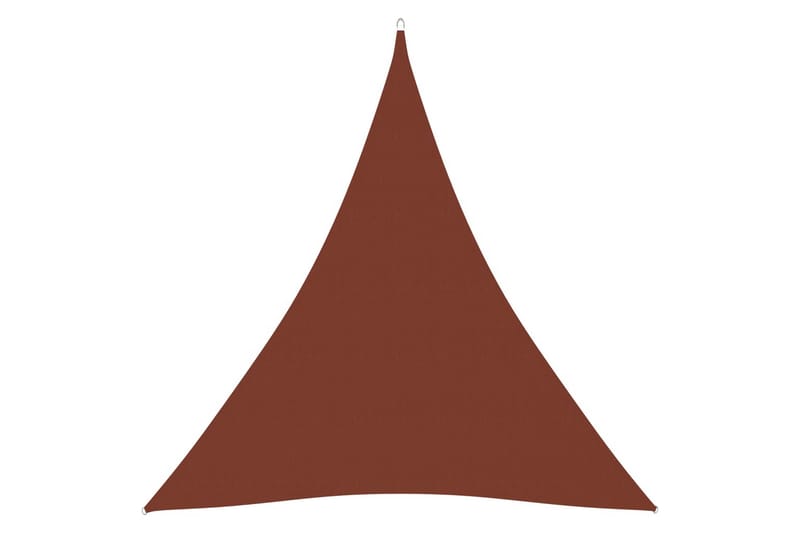 solsejl 4,5x4,5x4,5 m oxfordstof trekantet terrakotta - Solsejl