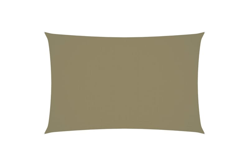 Solsejl 5x8 m Rektangulær Oxfordstof Beige - Beige - Solsejl