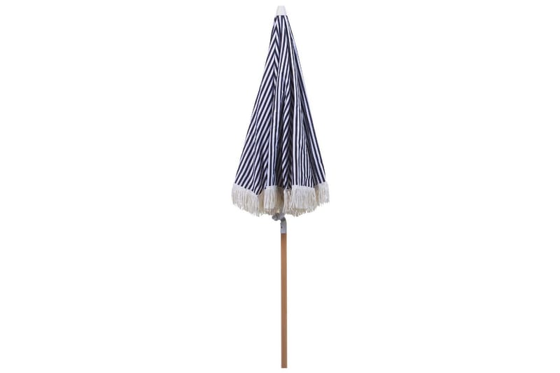 Teulon Parasol 150 cm - Sort Og Hvid - Havemøbler - Solafskærmning - Parasoller