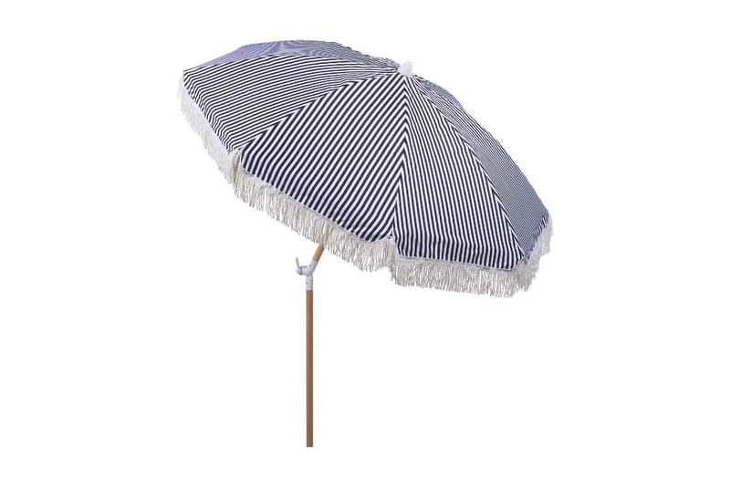 Teulon Parasol 150 cm - Sort Og Hvid - Havemøbler - Solafskærmning - Parasoller