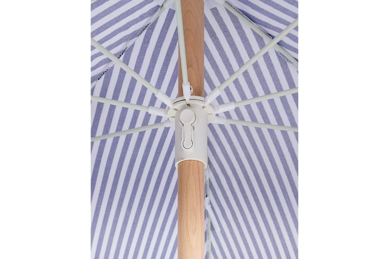 Teulon Parasol 150 cm - Sort Og Hvid - Havemøbler - Solafskærmning - Parasoller