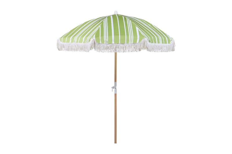 Teulon Parasol 150 cm - Hvid/Lysebrun - Havemøbler - Solafskærmning - Parasoller