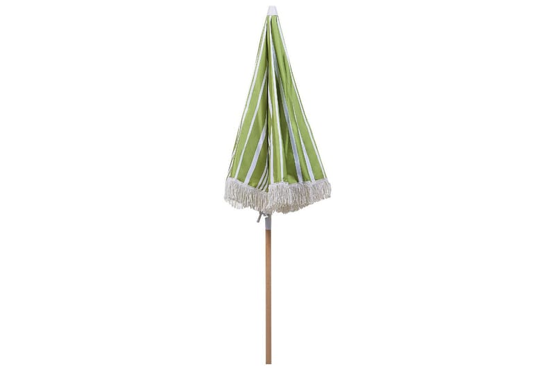 Teulon Parasol 150 cm - Hvid/Lysebrun - Havemøbler - Solafskærmning - Parasoller