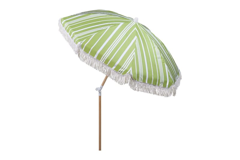 Teulon Parasol 150 cm - Hvid/Lysebrun - Havemøbler - Solafskærmning - Parasoller