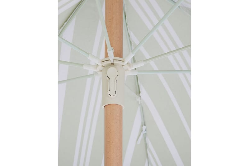 Teulon Parasol 150 cm - Hvid/Lysebrun - Havemøbler - Solafskærmning - Parasoller