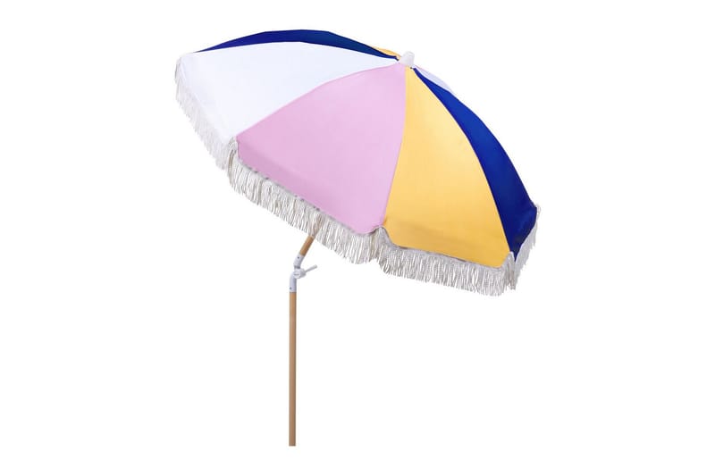 Teulon Parasol 150 cm - Gul/Pink/Blå/Hvid/Lysebrun - Havemøbler - Solafskærmning - Parasoller