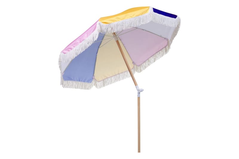 Teulon Parasol 150 cm - Gul/Pink/Blå/Hvid/Lysebrun - Havemøbler - Solafskærmning - Parasoller