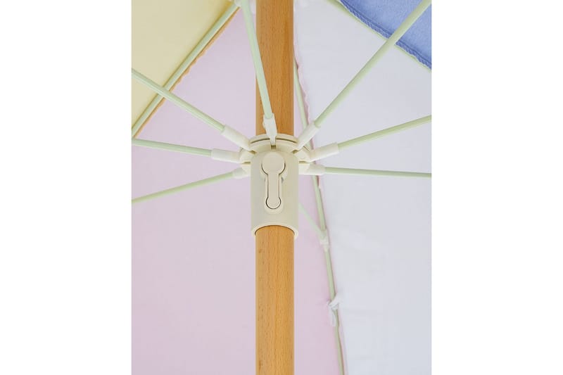 Teulon Parasol 150 cm - Gul/Pink/Blå/Hvid/Lysebrun - Havemøbler - Solafskærmning - Parasoller