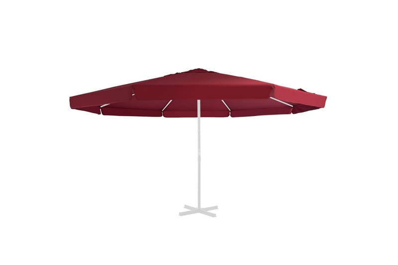 udskiftningsdug til parasol 500 cm bordeaux - Parasoller