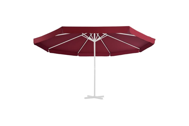 udskiftningsdug til parasol 500 cm bordeaux - Parasoller
