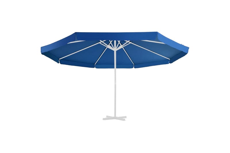 udskiftningsdug til parasol 500 cm azurblå - Parasoller