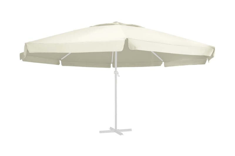 udskiftningsdug til parasol 600 cm sandfarvet - Parasoller