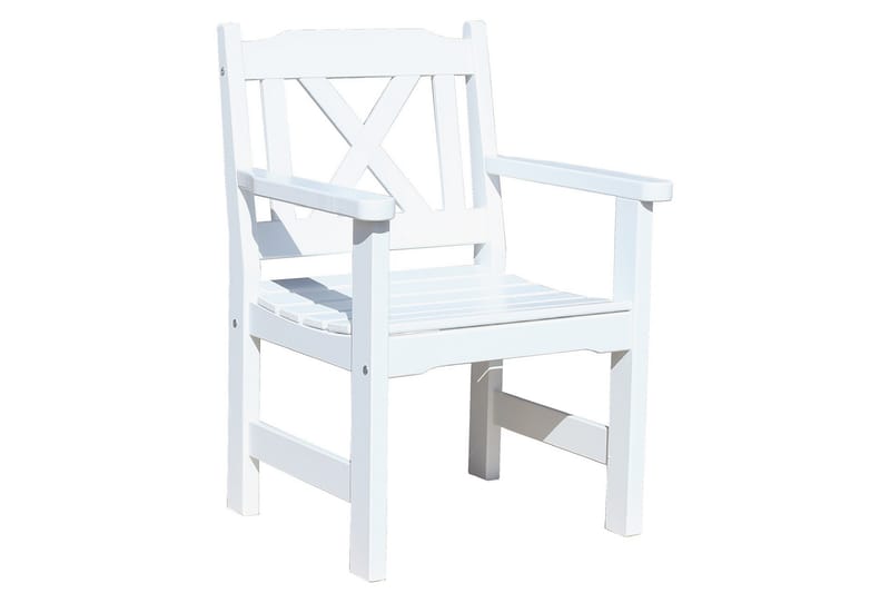 Bolmen Spisebordssæt 85x150 cm - Hvid - Havemøbler børn - Havesæt