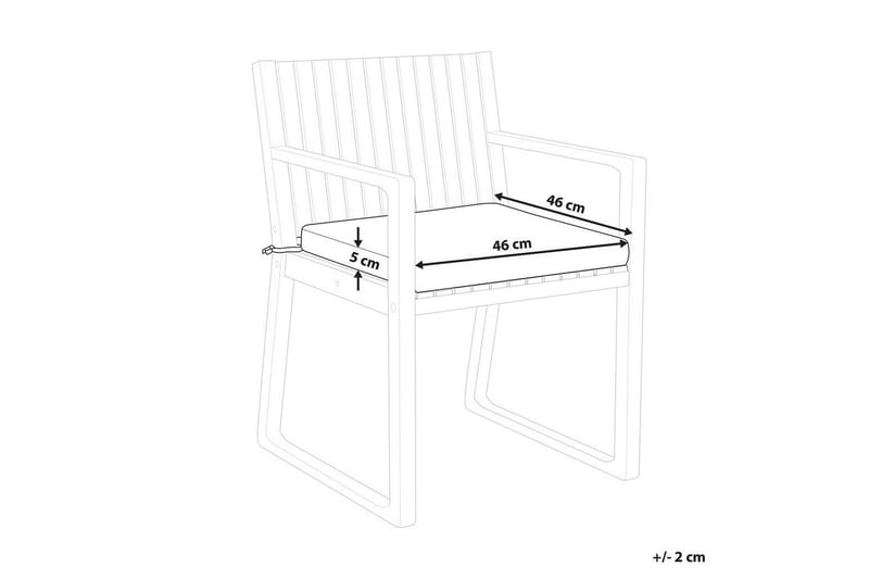 Saltum Spisebordssæt 180 cm + 8 Stole - Natur/Akacie - Havemøbler - Udendørsgruppe - Havesæt