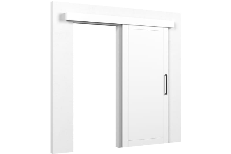 Simmy Skydedør 90x204 cm - Hvid - Hus & renovering - Byggeri - Dørre & porte - Skydedøre