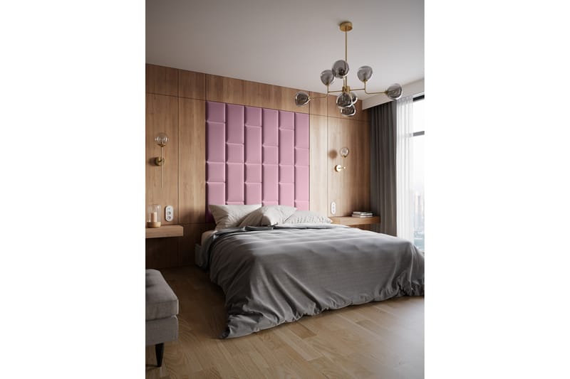 Quadratta Vægplade 180x180 cm - Rosa - Hus & renovering - Byggeri - Gulv, væg & tag - Gulv & vægbeklædning - Vægplader