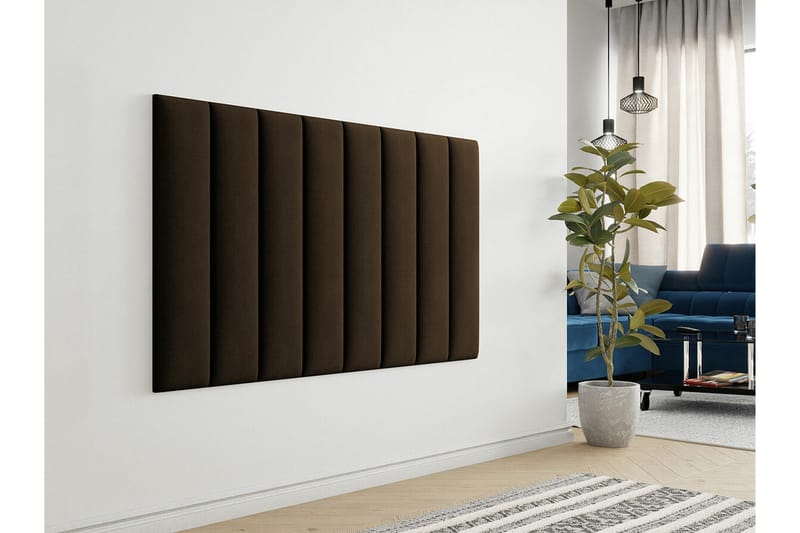 Zaratuz Vægpanel 20x80 cm - Mørkebrun - Hus & renovering - Byggeri - Gulv, væg & tag - Gulv & vægbeklædning - Vægpanel & panelplade