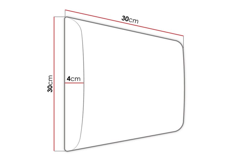 Zaratuz Vægpanel 30x30 cm - Mørkebrun - Hus & renovering - Byggeri - Gulv, væg & tag - Gulv & vægbeklædning - Vægpanel & panelplade