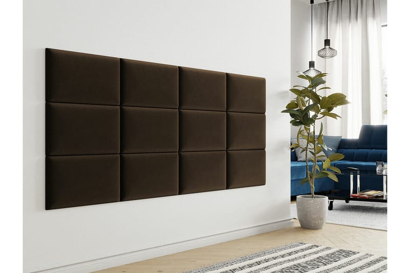 Zaratuz Vægpanel 30x50 cm - Mørkebrun - Hus & renovering - Byggeri - Gulv, væg & tag - Gulv & vægbeklædning - Vægpanel & panelplade