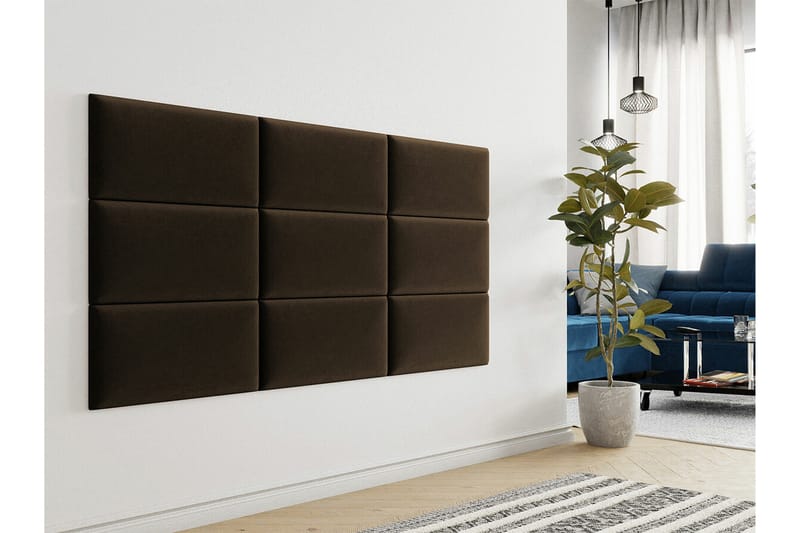 Zaratuz Vægpanel 30x60 cm - Mørkebrun - Hus & renovering - Byggeri - Gulv, væg & tag - Gulv & vægbeklædning - Vægpanel & panelplade