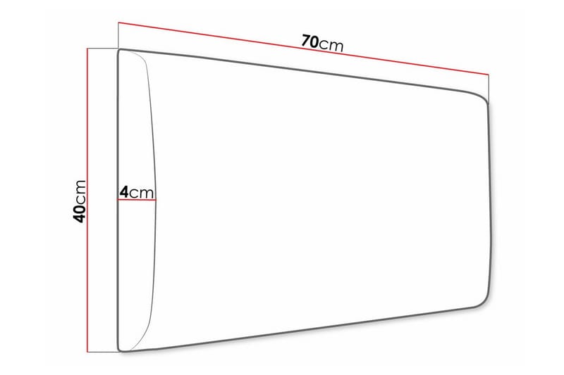 Zaratuz Vægpanel 40x70 cm - Mørkebrun - Hus & renovering - Byggeri - Gulv, væg & tag - Gulv & vægbeklædning - Vægpanel & panelplade