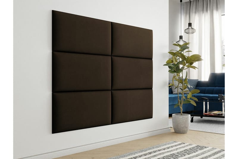 Zaratuz Vægpanel 42x84 cm - Brun - Hus & renovering - Byggeri - Gulv, væg & tag - Gulv & vægbeklædning - Vægpanel & panelplade